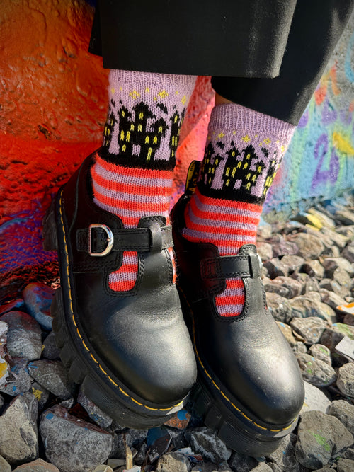 Halloween Movie Night Sock Set - Yarn Bundle