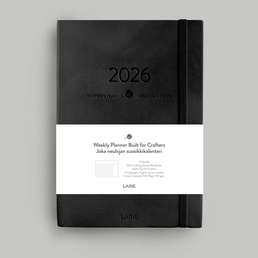 Knitter's Year 2026 Weekly Planner - LAINE