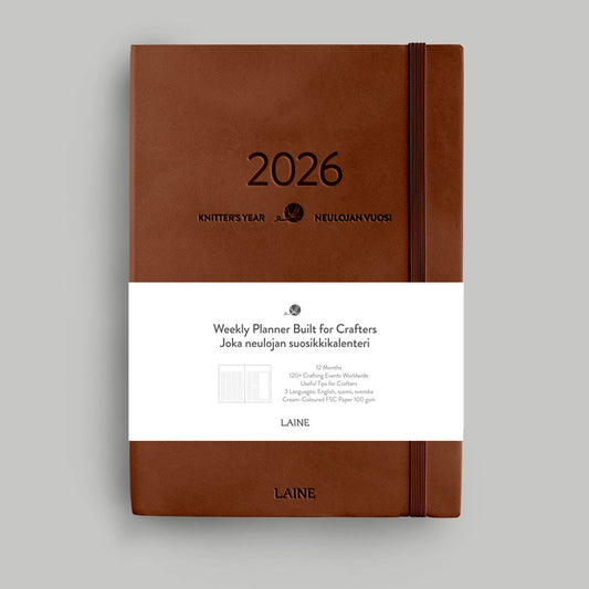 Knitter's Year 2026 Weekly Planner - LAINE