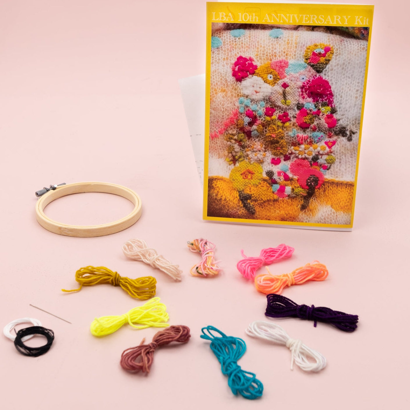 Mosaic Embroidery Kit - Mimster by Tomomi Mimura & La Bien Aimée