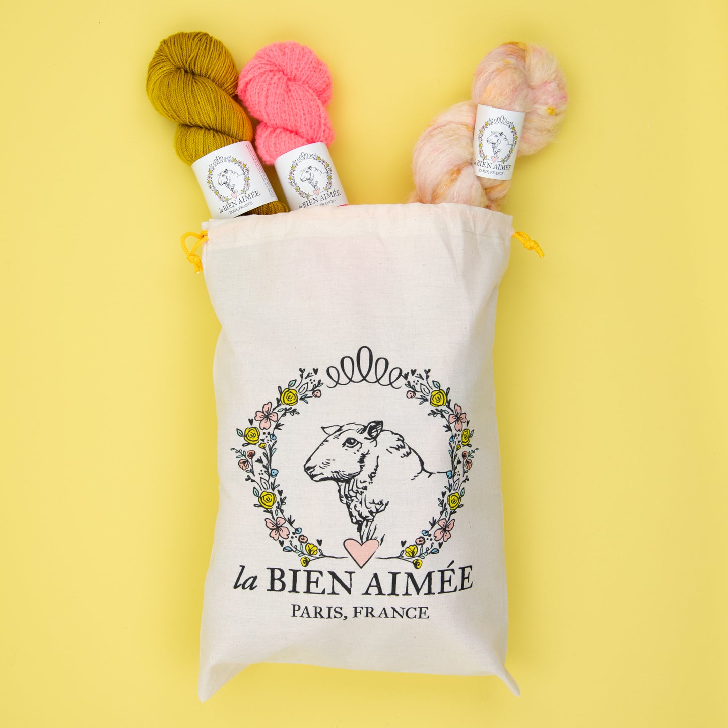 La Bien Aimée Drawstring Bags