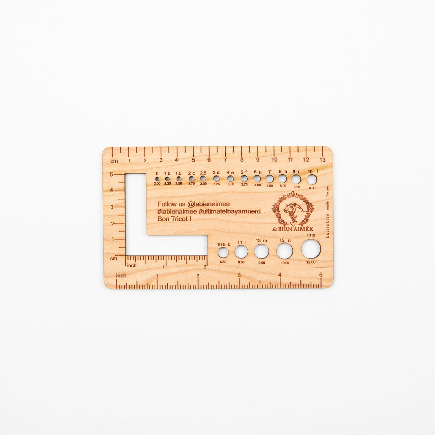 La Bien Aimée Gauge and Ruler
