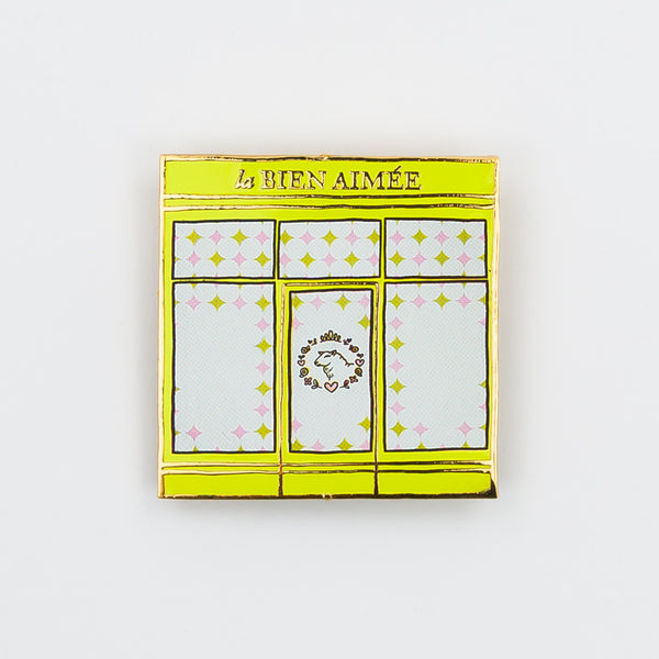 Yellow Storefront Pin