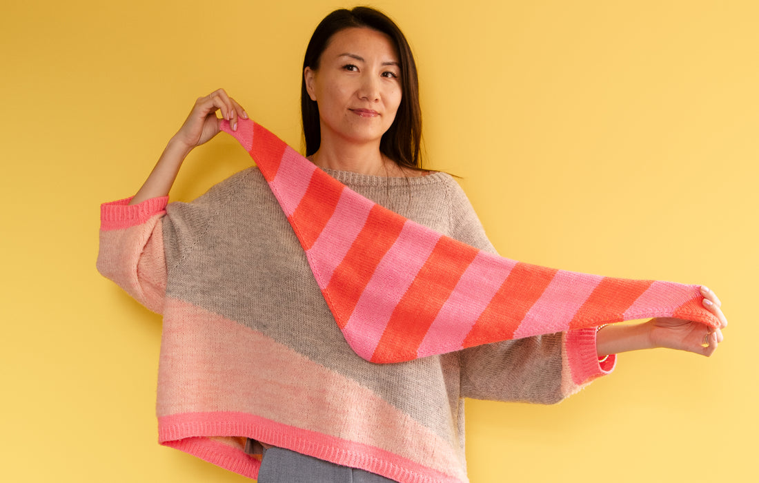 Which sweater is Ying wearing in the Le Bandana photos?