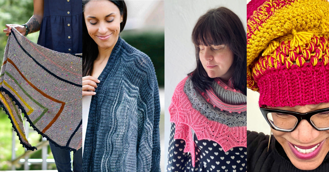 Crocheting And Knitting New Designs With La Bien Aimée