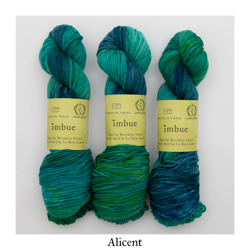 【muimui様】VAN 糸ピンス La Bien Aimée Imbue – hand-dyed Worsted weight yarn