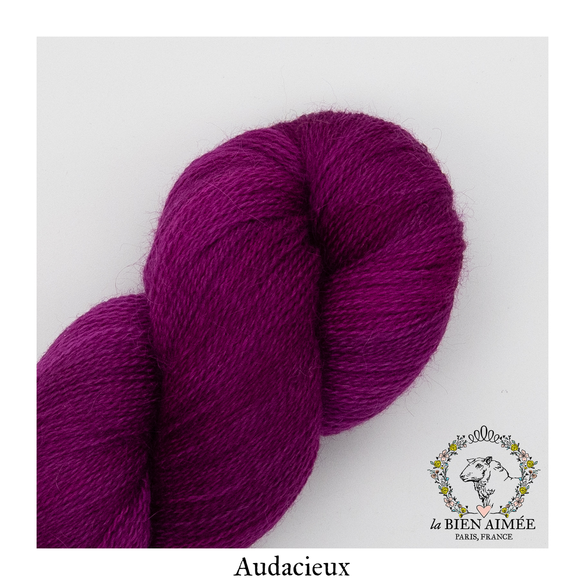 Alix – hand-dyed Lace weight yarn – La Bien Aimée