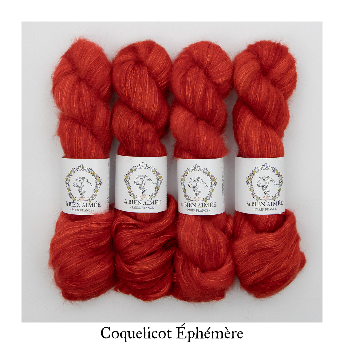 Kumo Ephémère – hand-dyed Lace weight yarn – La Bien Aimée