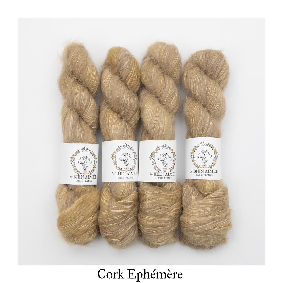 Kumo Ephémère – hand-dyed Lace weight yarn – La Bien Aimée
