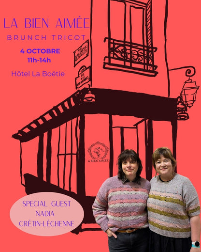 Knit Brunch with Nadia Crétin-Léchenne - Sunday, October 4, 2026 | 11am - 2pm