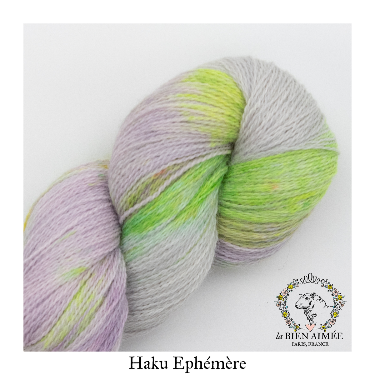 Alix Éphémère – hand-dyed Lace weight yarn – La Bien Aimée