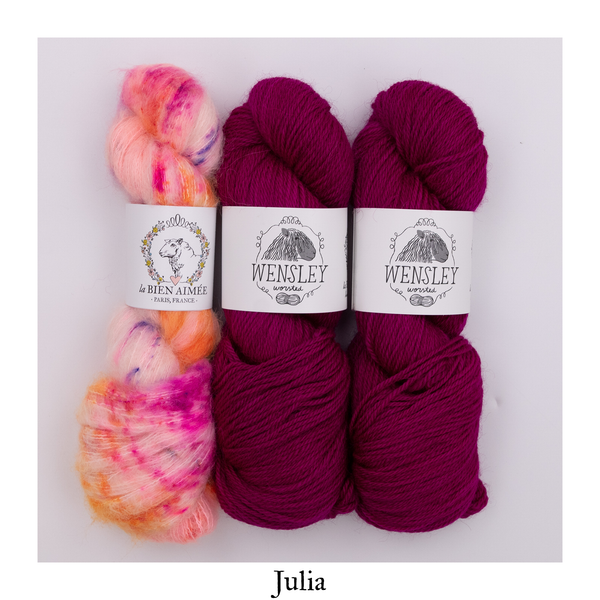 Pressed Flowers Shawl Yarn Bundle