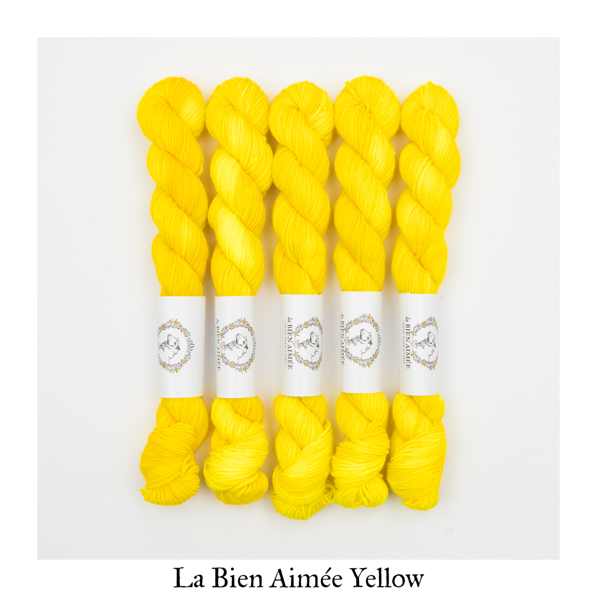 Merino Super Sock Mini 20g — La Bien Aimée Yellow