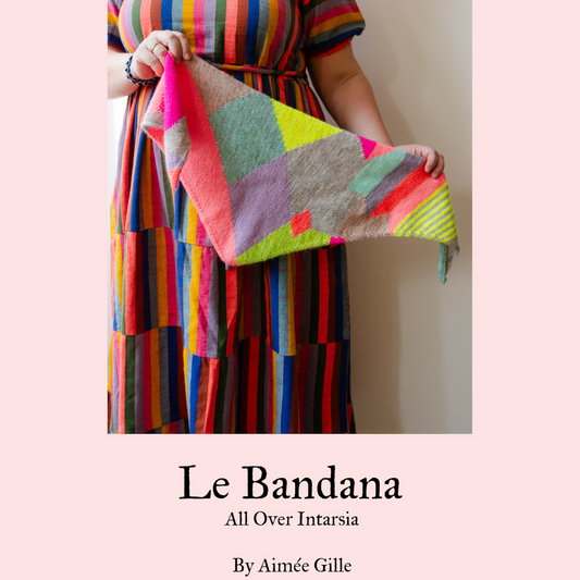 Le Bandana - All Over Intarsia by Aimée Gille
