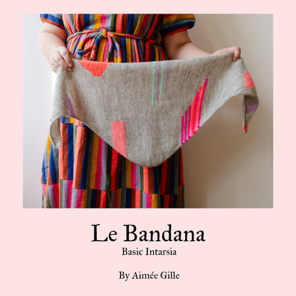 Le Bandana - Basic Intarsia by Aimée Gille