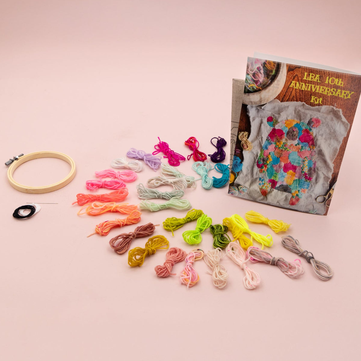 Mosaic Embroidery Kit - Mimster by Tomomi Mimura & La Bien Aimée