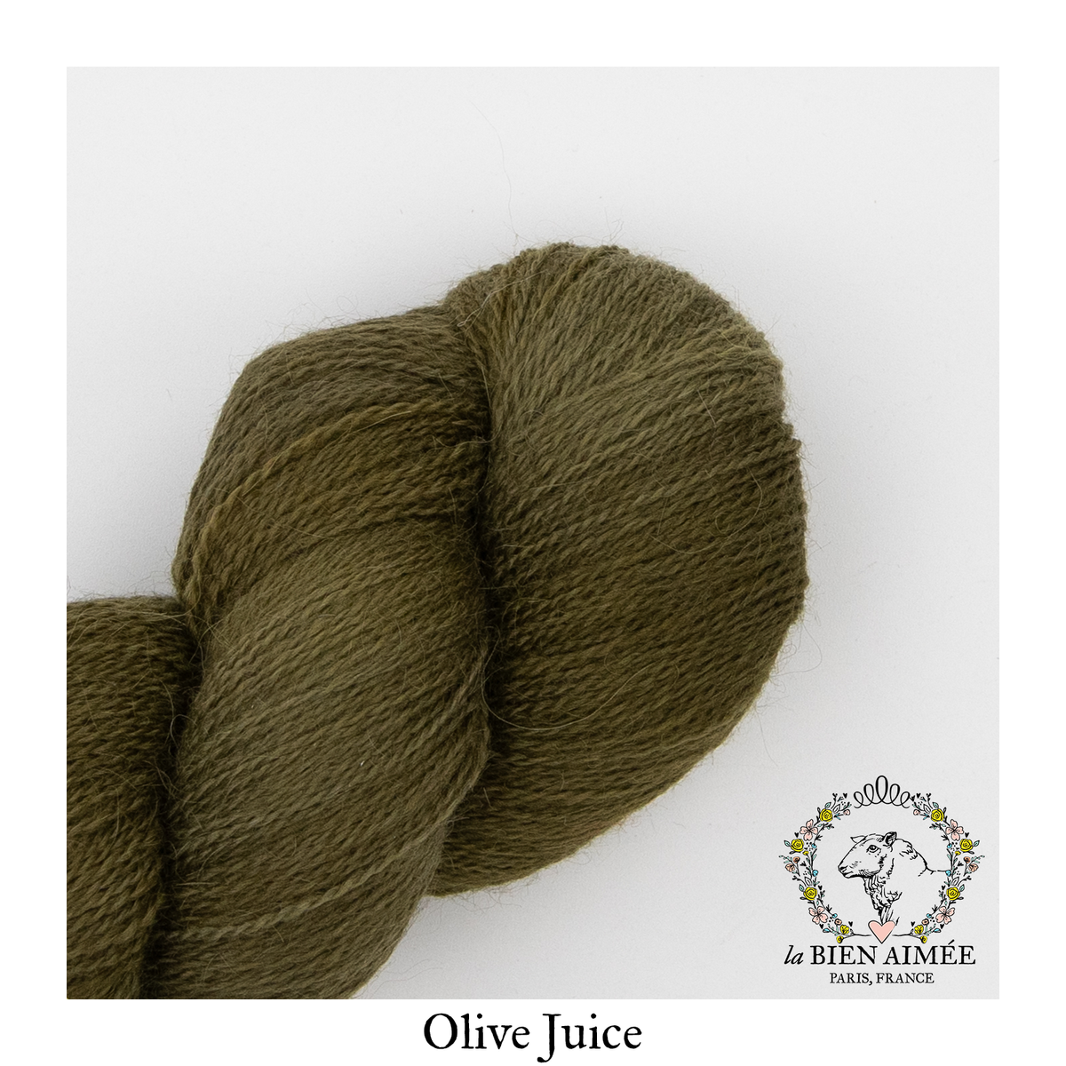 Alix – hand-dyed Lace weight yarn – La Bien Aimée