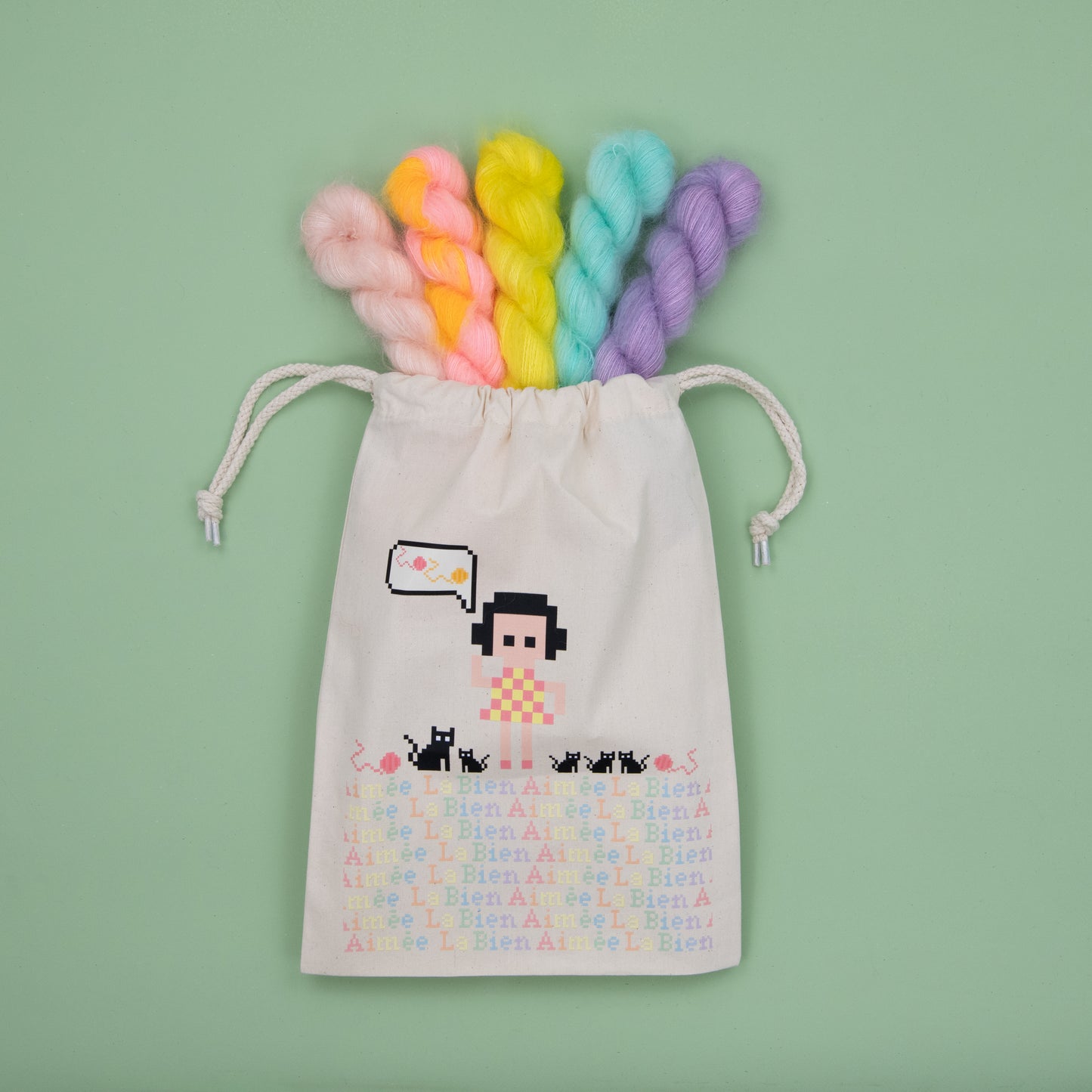 La Bien Aimée Drawstring Bags
