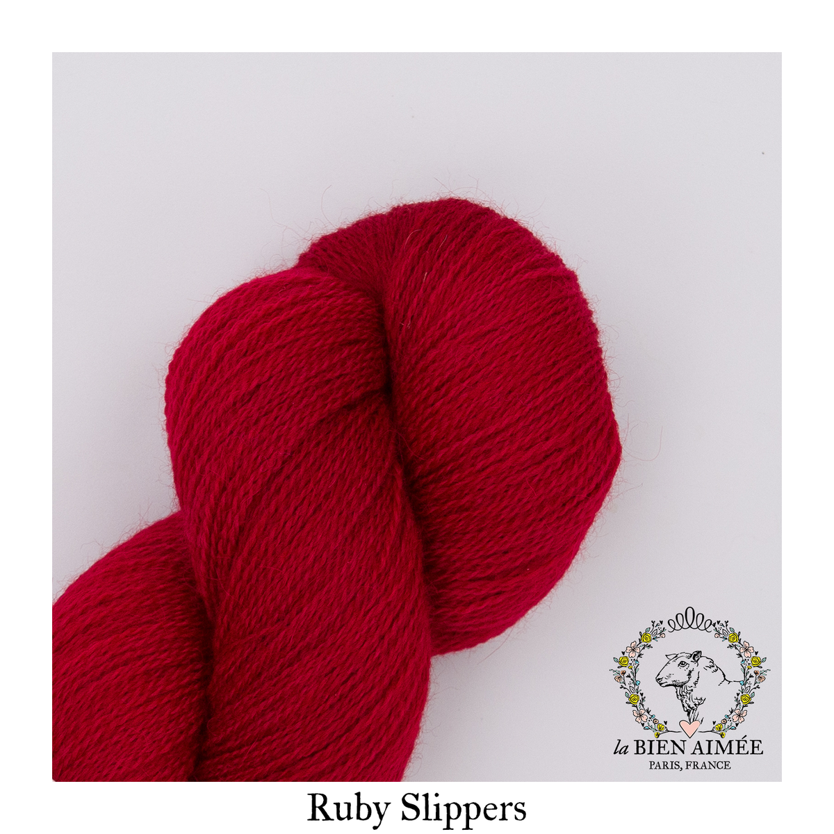 Alix – hand-dyed Lace weight yarn – La Bien Aimée