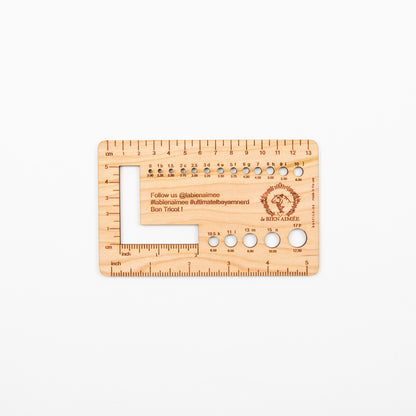 La Bien Aimée Gauge and Ruler