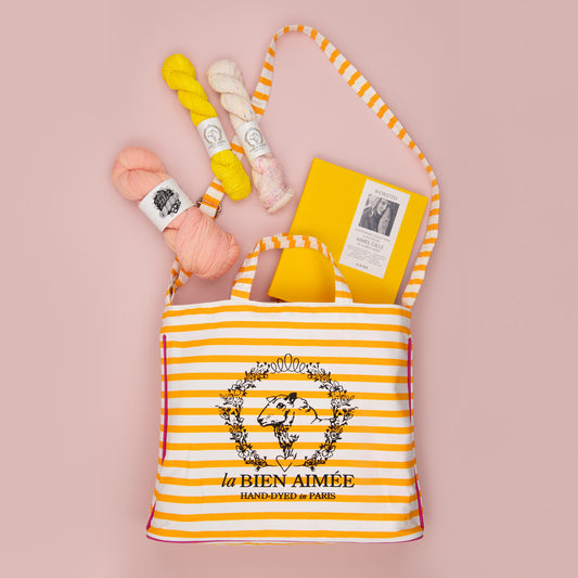 Aimée's Striped Bag