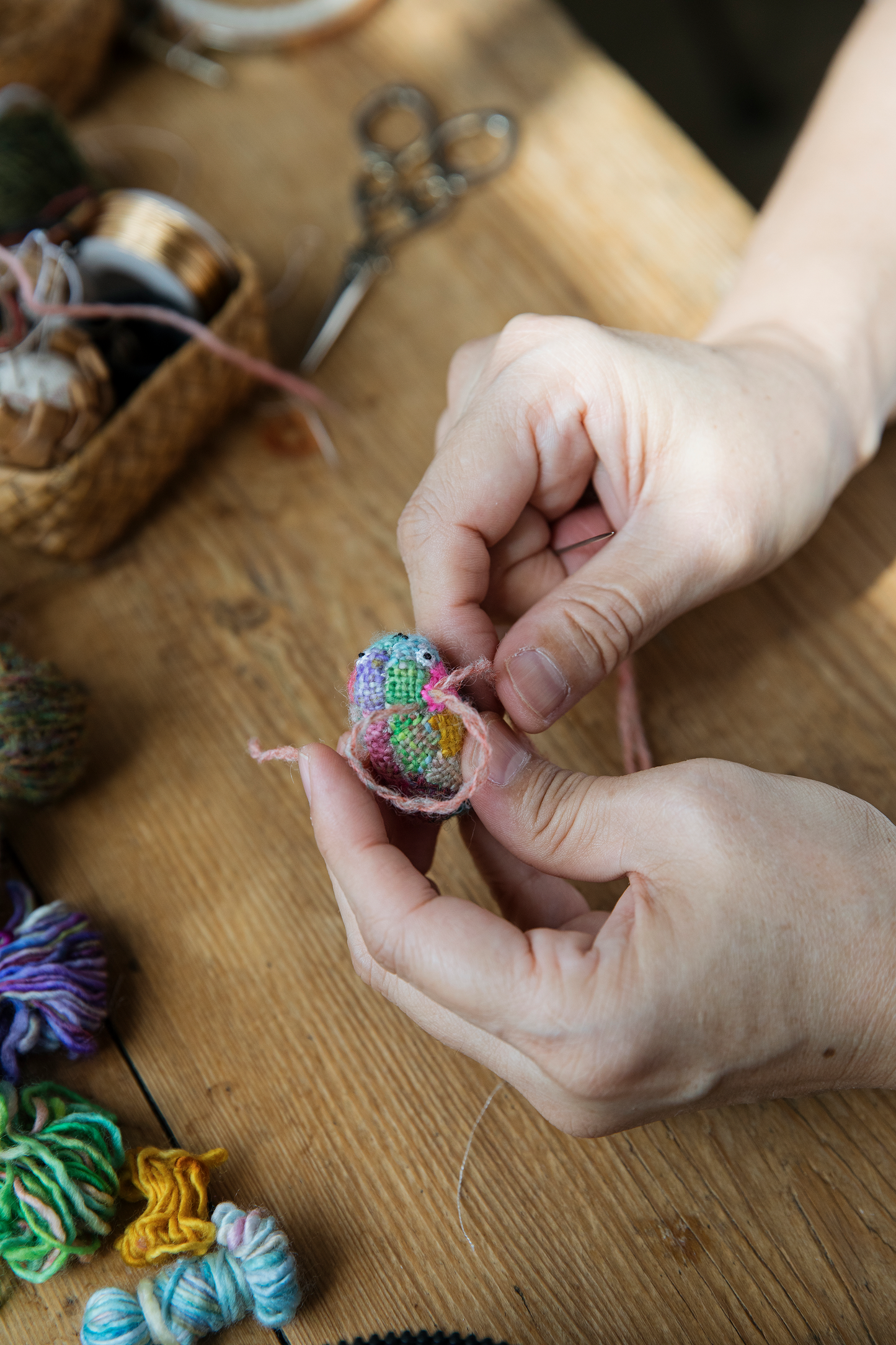 Tiny Friends: A Guide to Mosaic Embroidery by Tomomi Mimura