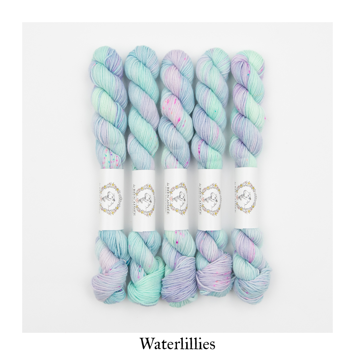 Merino Super Sock Mini 20g — Waterlilies