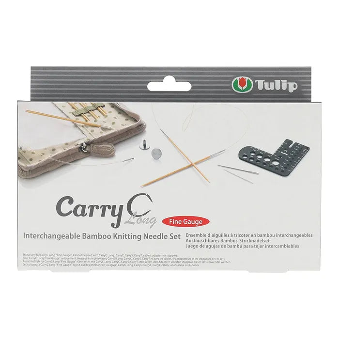 Tulip CarryC Long Interchangeable Needle Set (Fine Gauge) – Bamboo