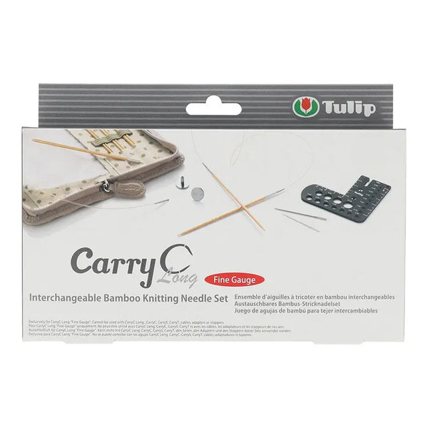Tulip CarryC Long Interchangeable Needle Set (Fine Gauge) – Bamboo