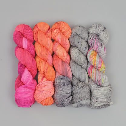 5 Skein Fade Bundle - Merino Sport