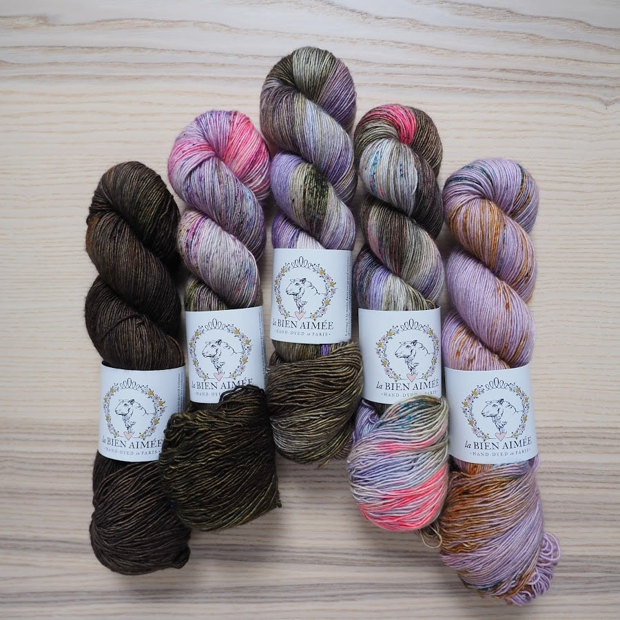 Dotted Rays Yarn Bundle — Arcadi Fade