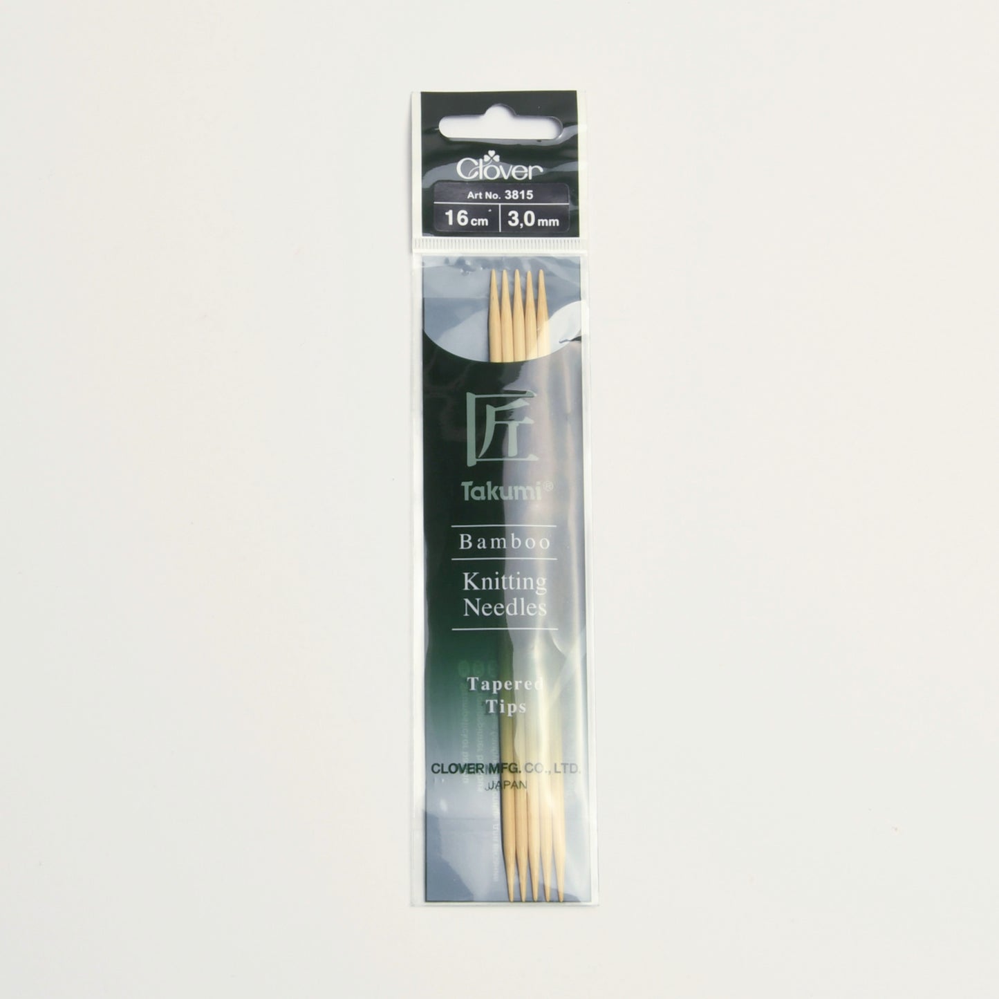 Clover Double Pointed Takumi Bamboo Knitting Needles