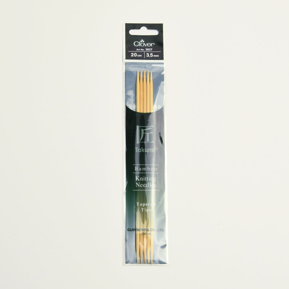 Clover Double Pointed Takumi Bamboo Knitting Needles