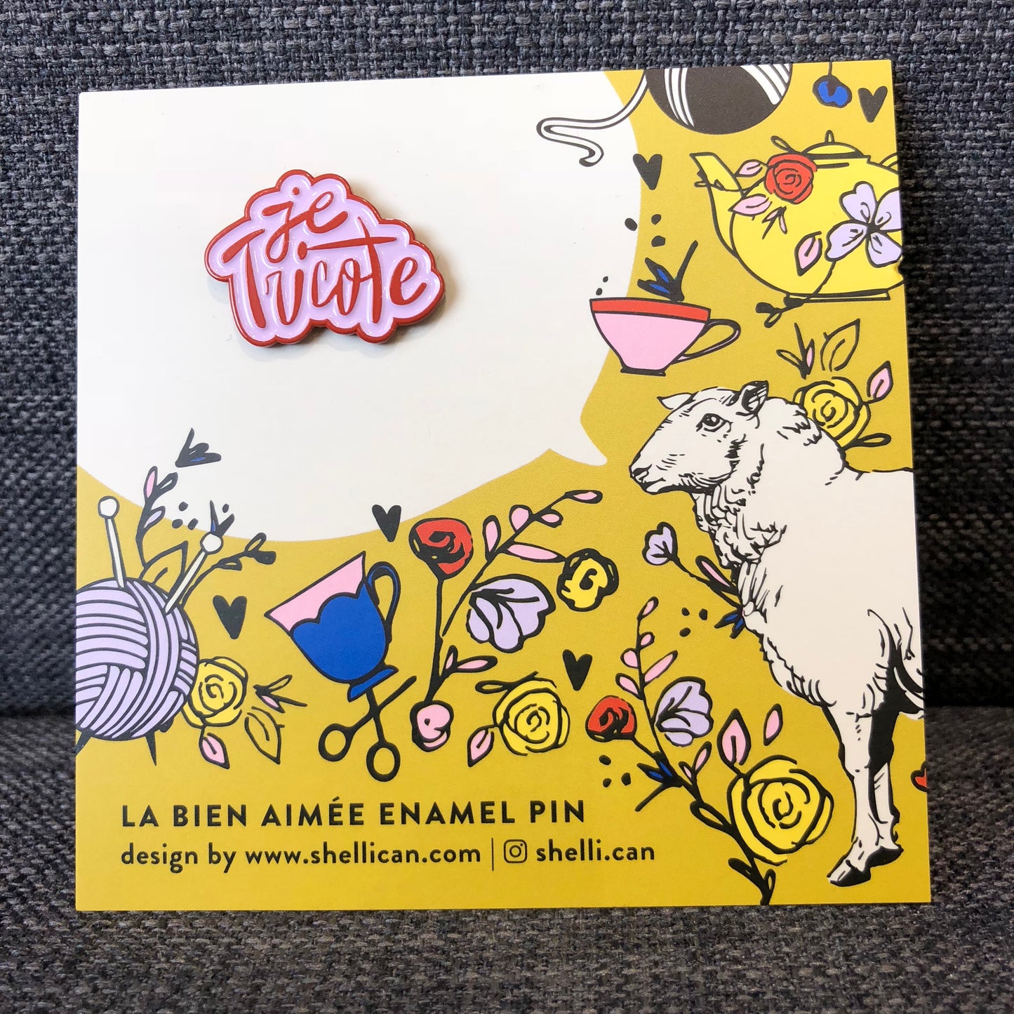 Je Tricote Pin for La Bien Aimée