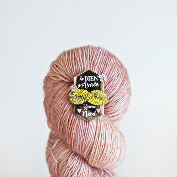 La Bien Aimée Yarn Nerd Pin