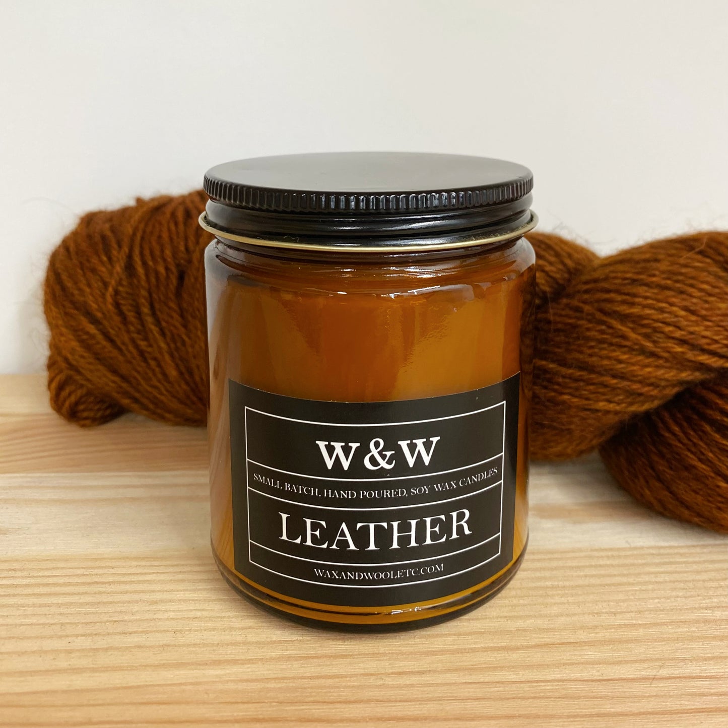 Wax and Wool candle