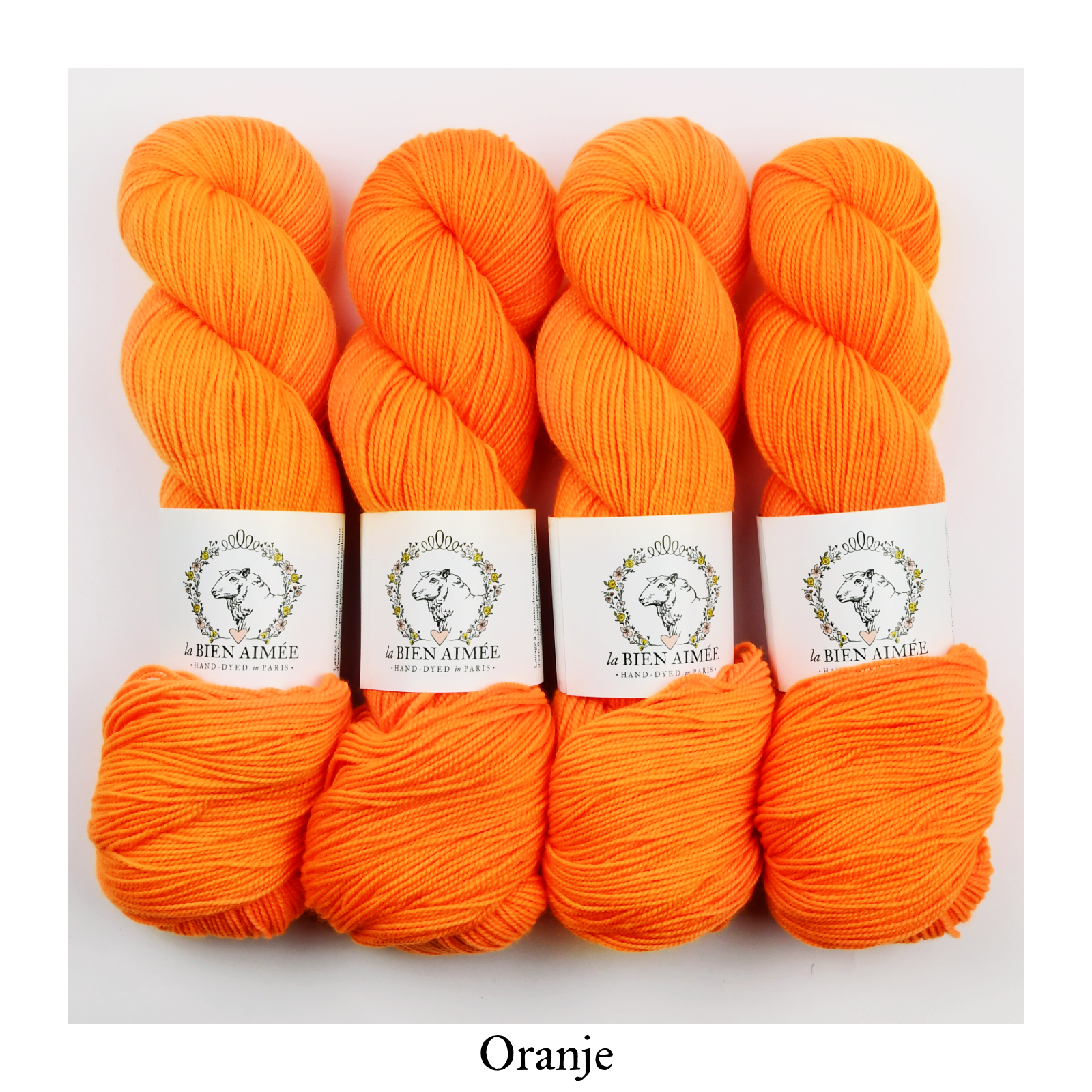 Nicky Knows Orange Hand Dyed Yarn — With Love From JLB