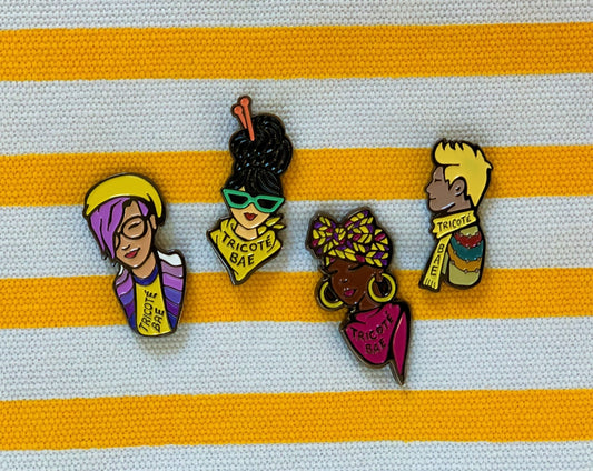 Tricoté Bae Pin Collection - Nerd Bird Makery