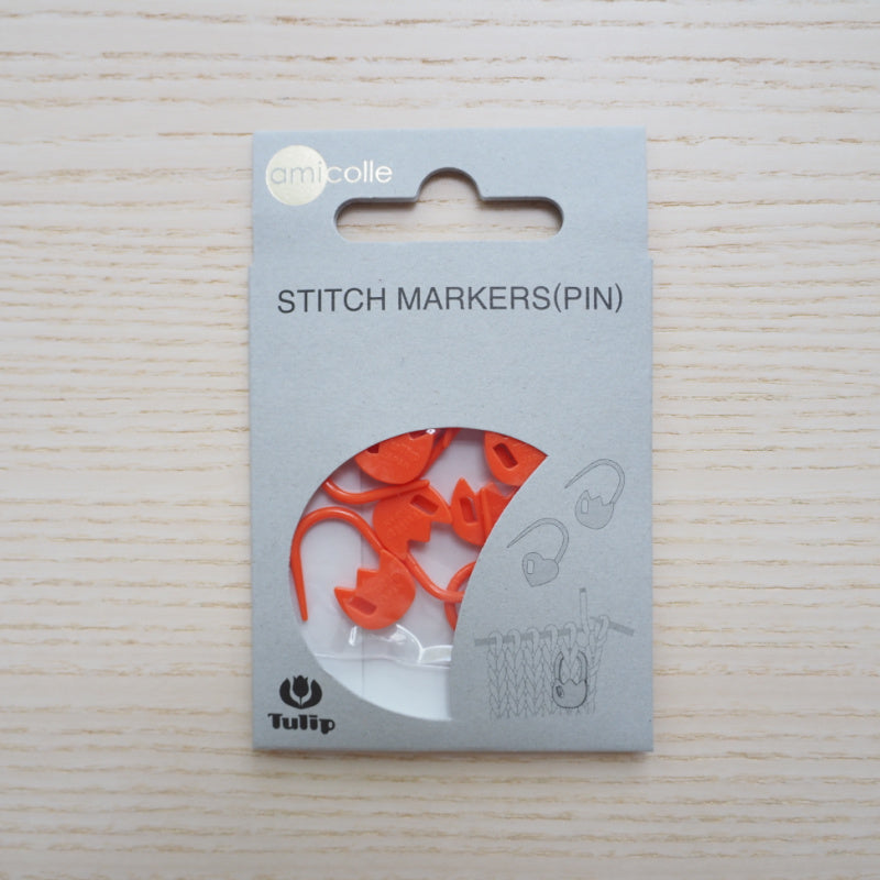 Tulip Heart Stitch Markers Amicolle Knitting Accessories Small 