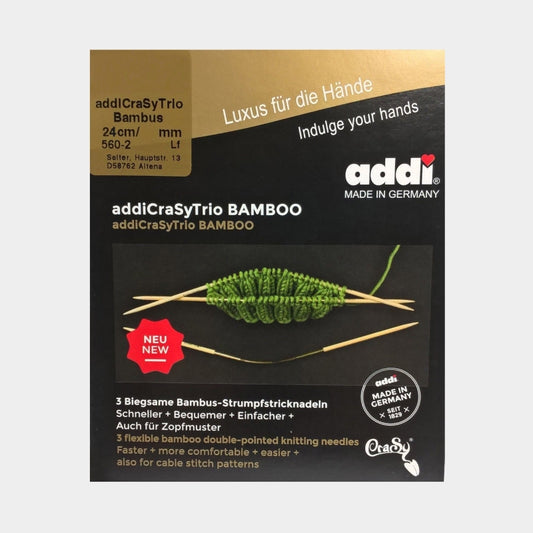 Addi CraSyTrio BAMBOO Knitting Needles